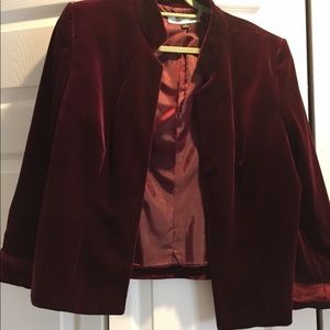 Tahari velvet blazer - 16